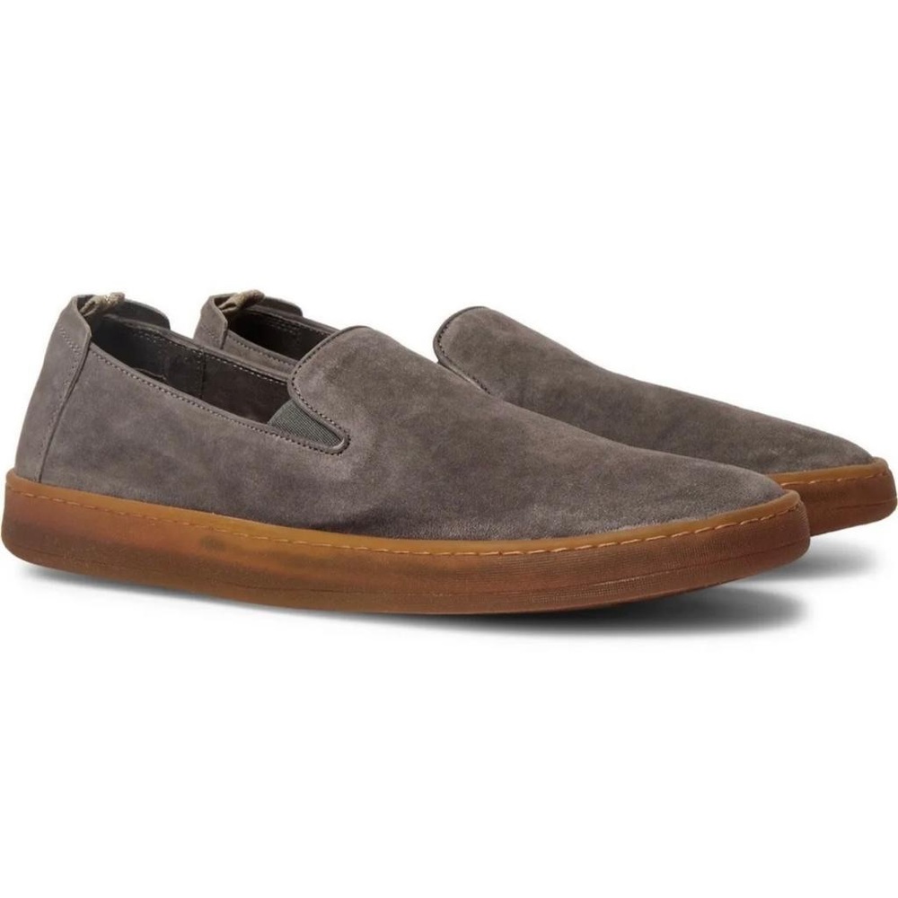 Officine Creative - Men’s Key Suede Slip-On Sneakers